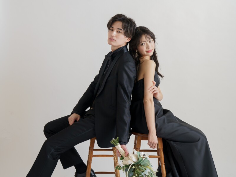 【オンライン完結】新婦様衣装2着・スタジオ・11月末まで撮影プラン《40カットデータ3日で納品・グレードアップ衣装追加料金0円》
