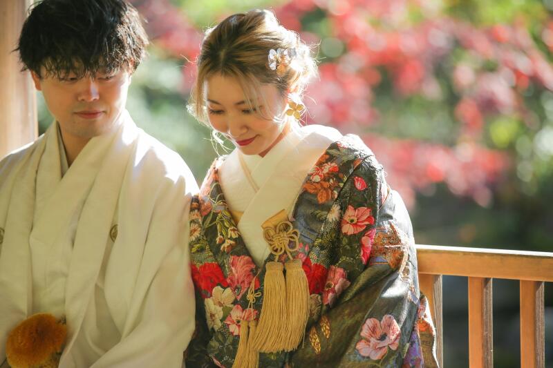 【50カットデータ３日で納品】２月３月に撮影で￥85,000！フォトレイト限定和洋装ロケスタプラン★和庭園ロケ+ドレススタジオ