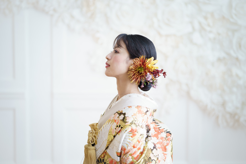 【今の自分を美しく♡ソロウェディング】スタジオ撮影・衣装1着・5カットデータ付きのお手軽ソロ撮影プラン