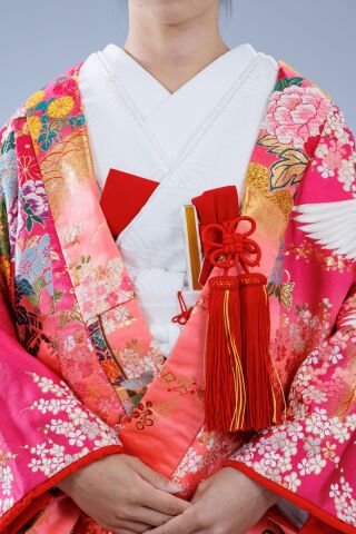 赤【花嫁３点セット】懐剣筥迫末広