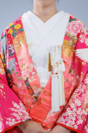 白刺繍【花嫁３点セット】懐剣筥迫末広