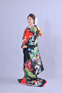 【阿佐ヶ谷店】黒引振袖01