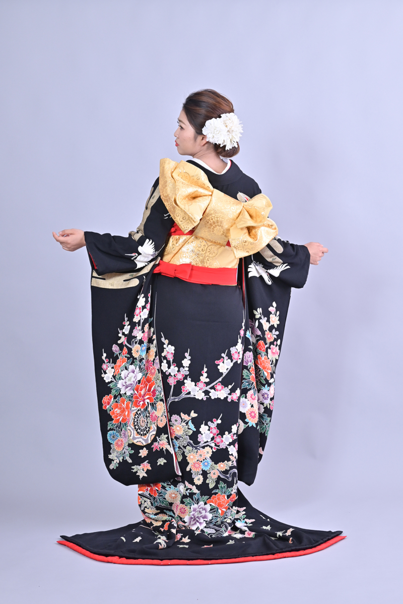 【阿佐ヶ谷店】黒引振袖04