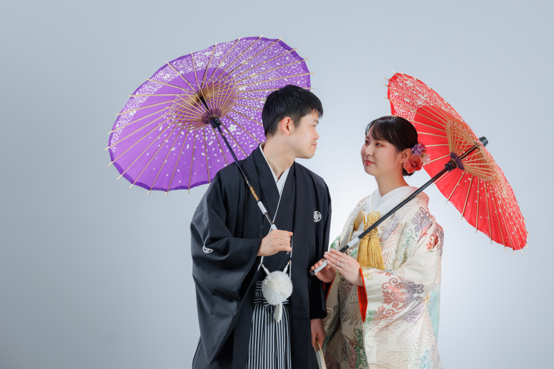 見つめ合いショット