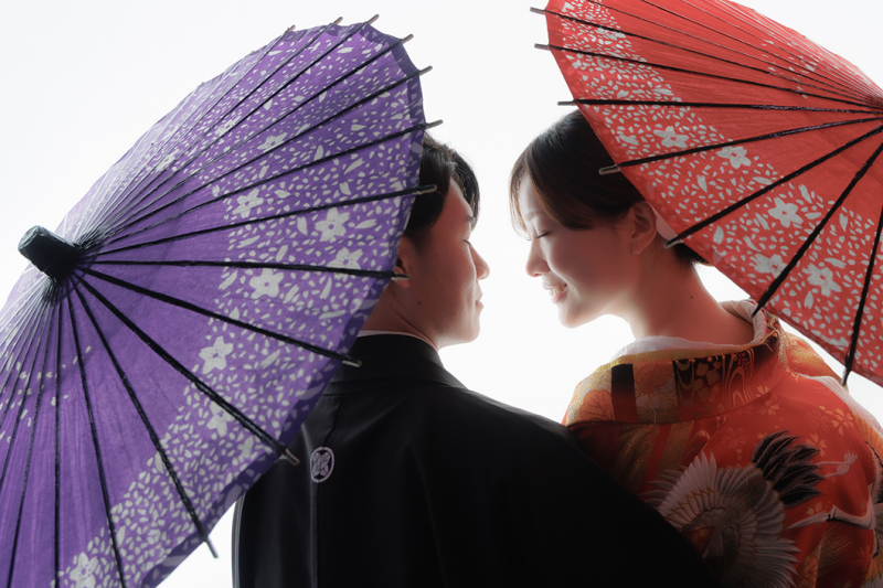 和傘ショット♡
