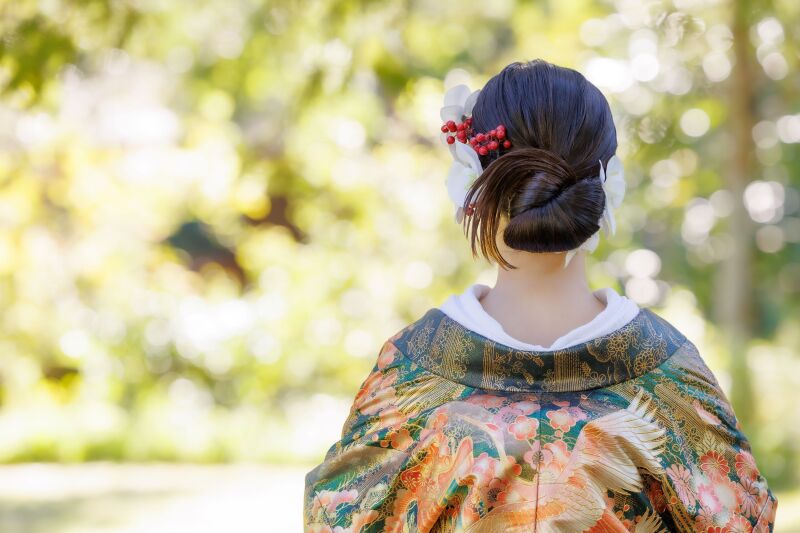 流行りの「カチモリ」ヘアセット!