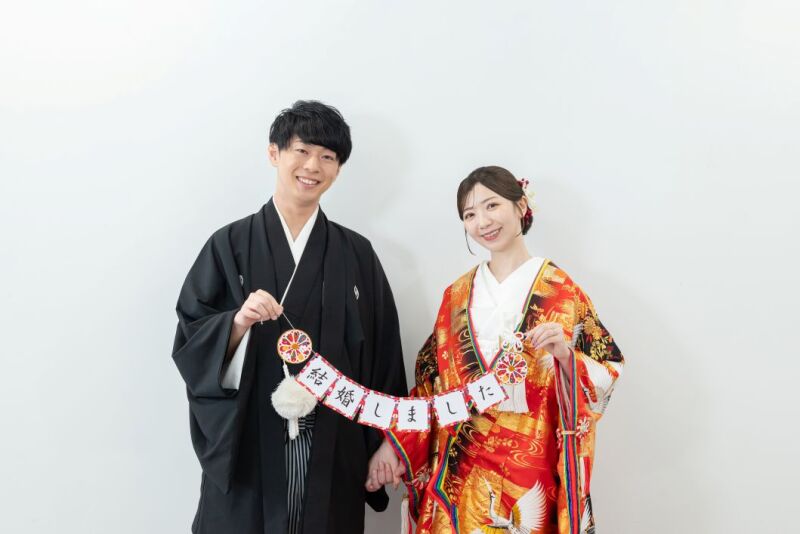 和装にピッタリのガーランドをご用意!