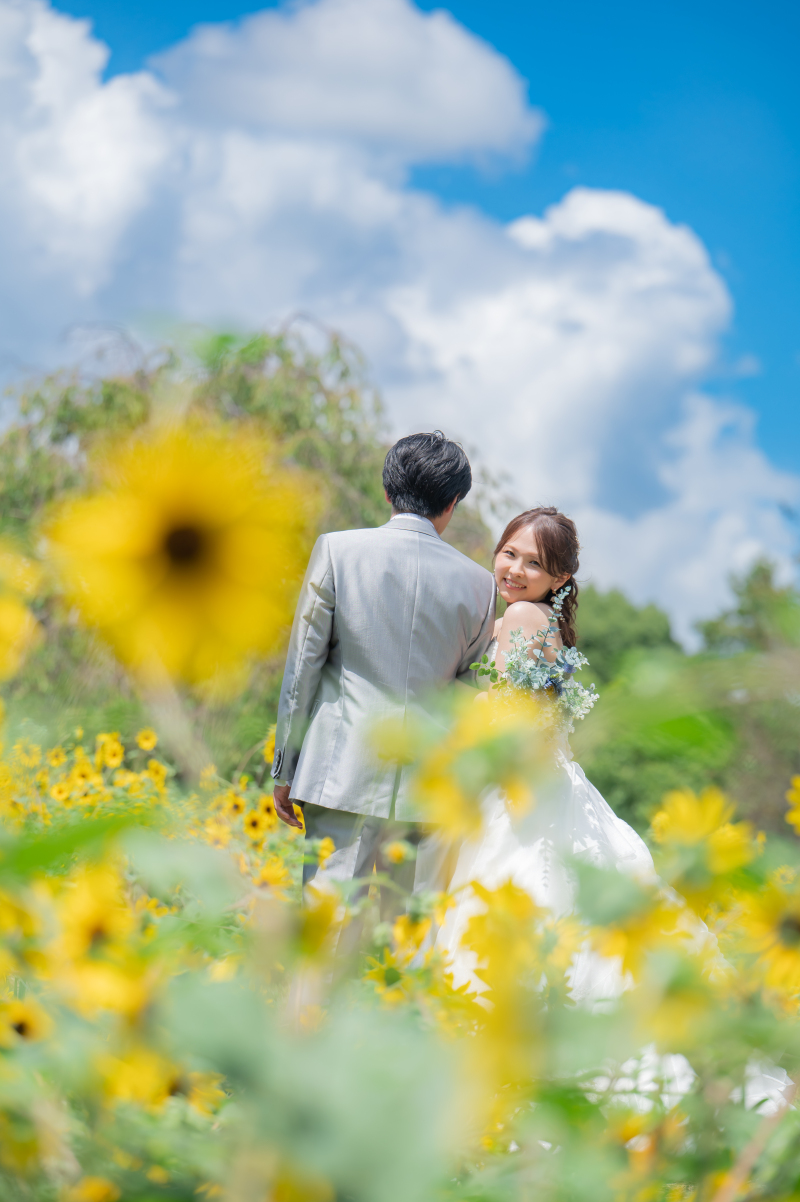 ご新婦のかわいいソロショット