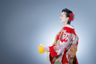 和装ご新婦様のヘアスタイル