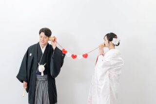 New♡アイテムを使用してスタジオ和装フォト