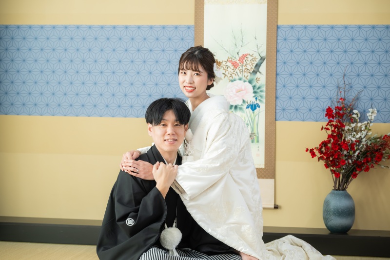 床の間風の背景