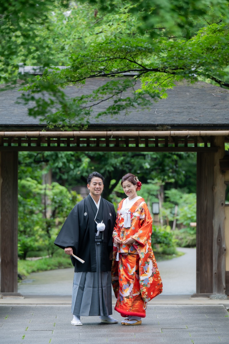 小雨が降る中での撮影