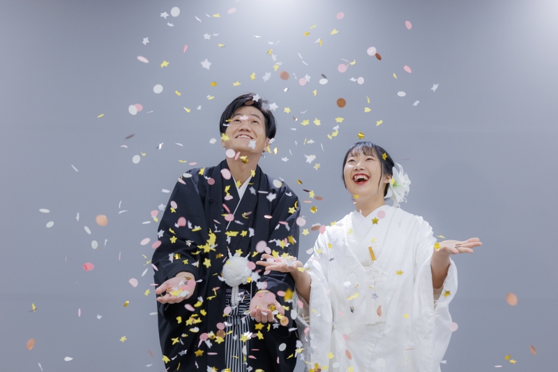 コンフェッティも出来ます!