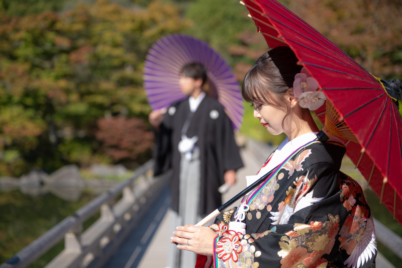 大人シックな色打掛