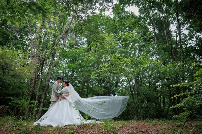 森の中のようなガーデンフォト