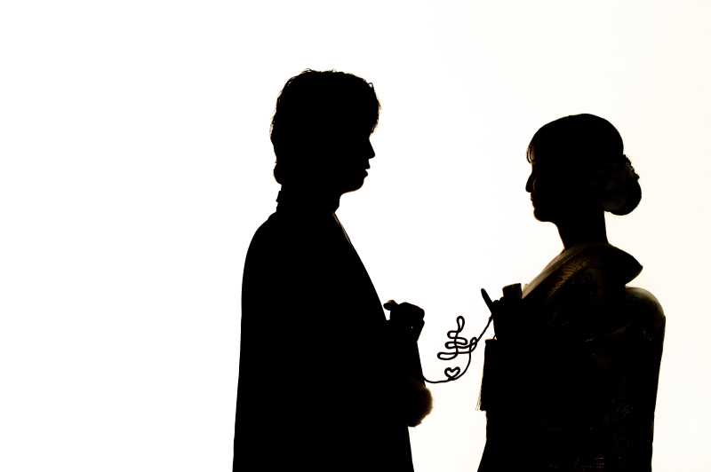 影絵みたいなお写真