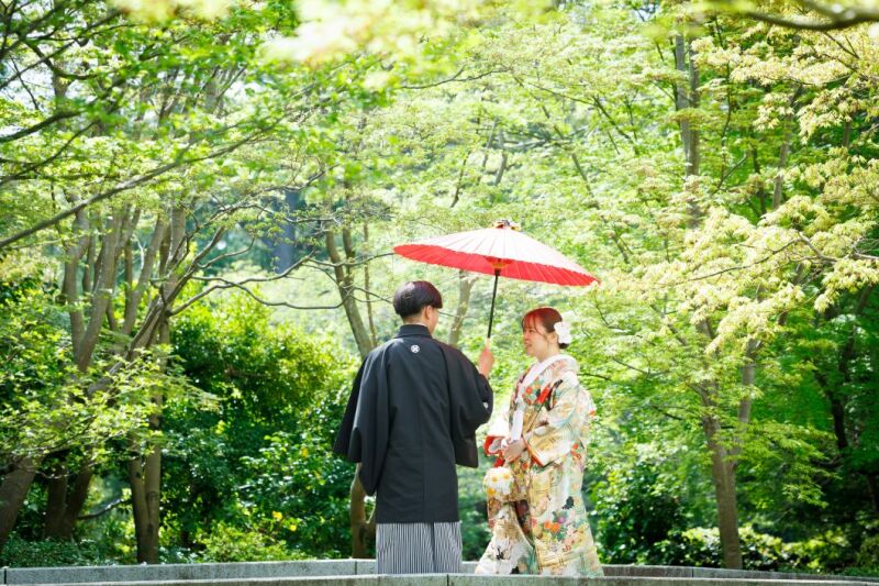 新緑輝く！和装前撮り