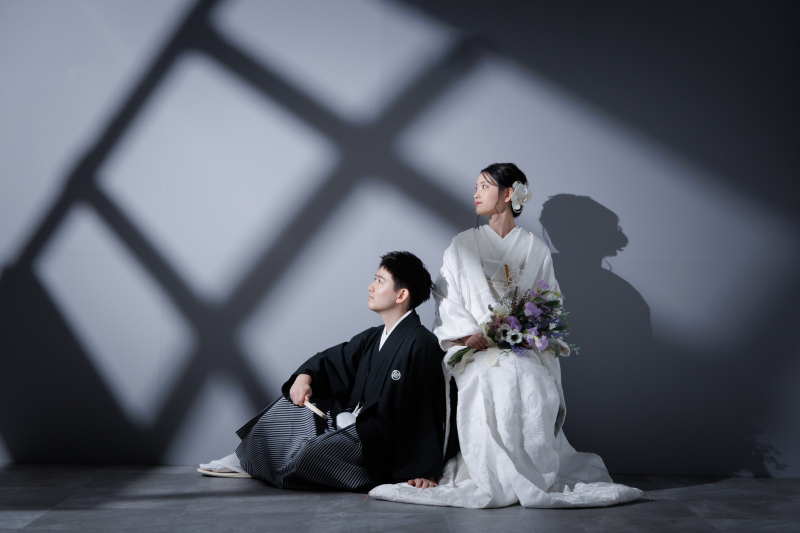 色打掛にお仕度チェンジ