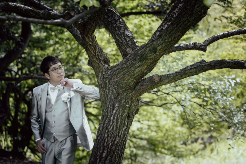 新郎ソロショット