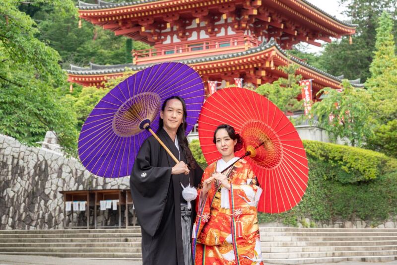 ≪ 高幡不動尊での前撮り撮影 ≫