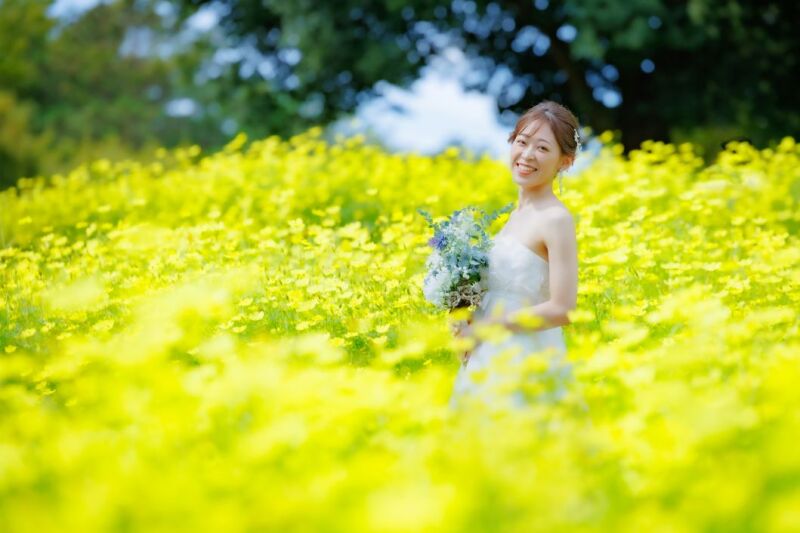 新婦ソロショット