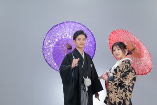 色打掛 21番 ♡ 黒打掛でスタジオ撮影 ♬