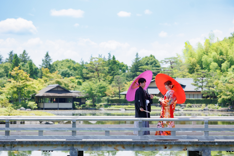 広い公園ならではの写真