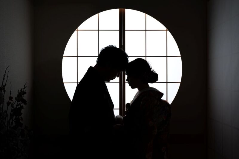 シルエット写真♡