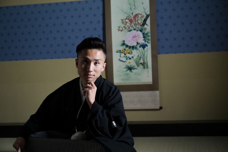 クールなご新郎様のソロショット