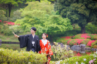 ツツジがキレイな昭和記念公園♡