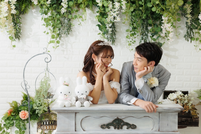 お持ち込みの小物を使用しての1枚