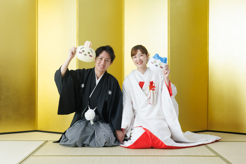 好きなモノで撮影する和装スタジオ撮影♪