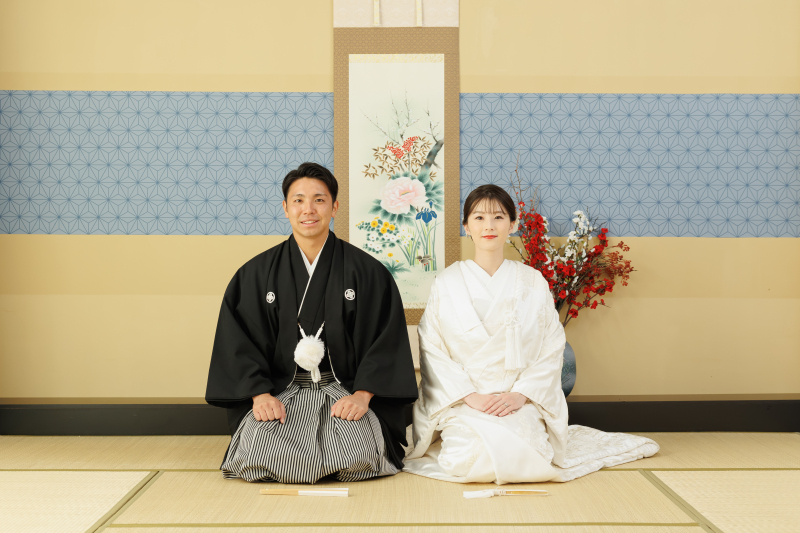 和装から撮影スタート!