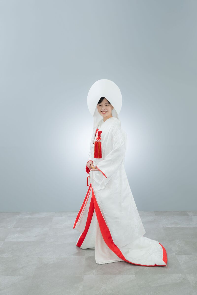 赤引きの白無垢