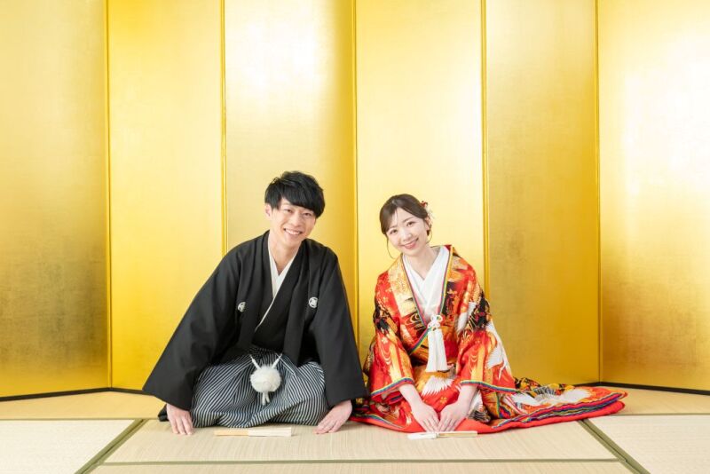 *金屏風のお写真*