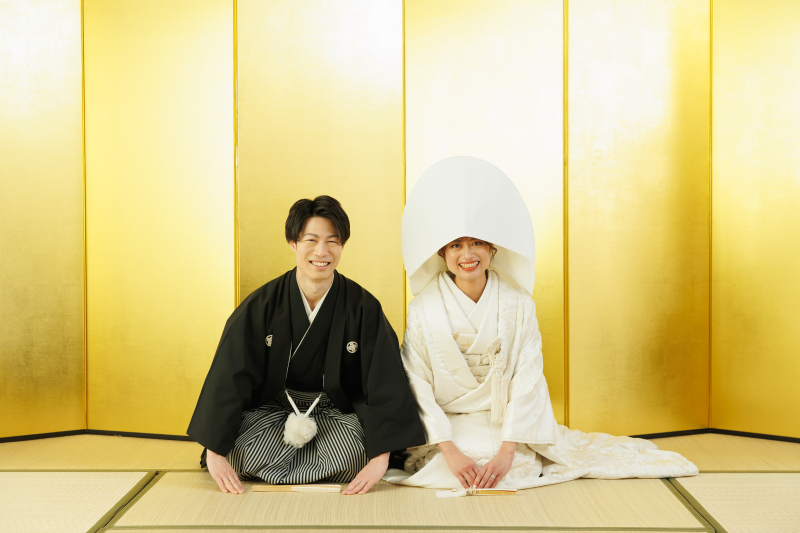 白無垢スタジオ撮影開始