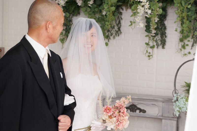 お父様とのバージンロード