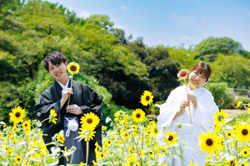 8/9撮影 ❀ ひまわりで和装ウエディングフォト