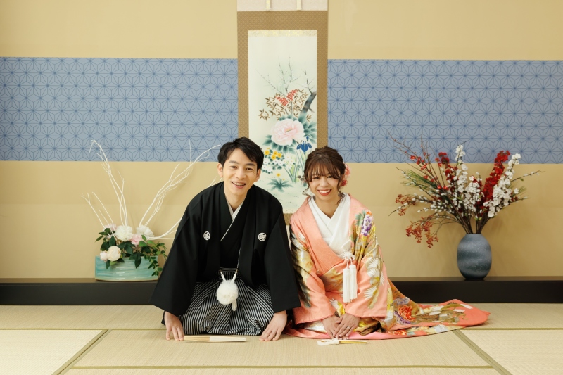 色打掛での撮影