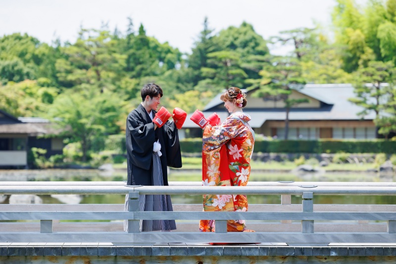 お持込み頂いた撮影小物を使用しての撮影