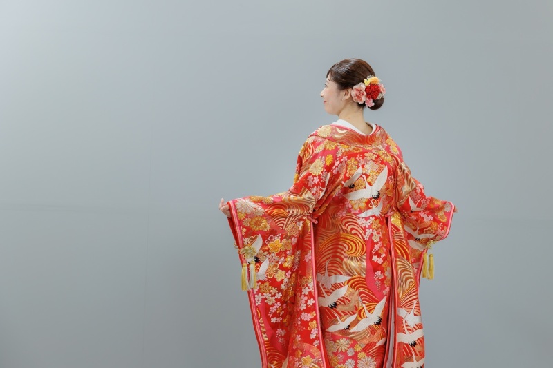 お着物の柄をしっかり残したい!