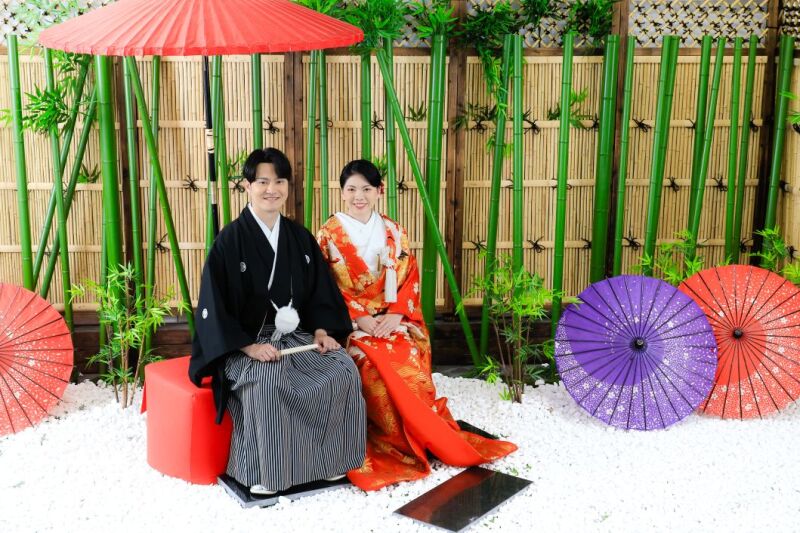 雨でも安心♪室内スタジオでの撮影