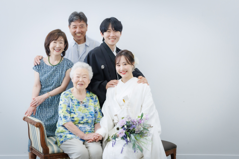 ご家族様と一緒の撮影も