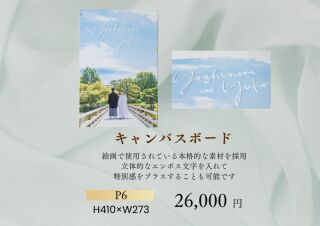 キャンバスボードP6サイズ