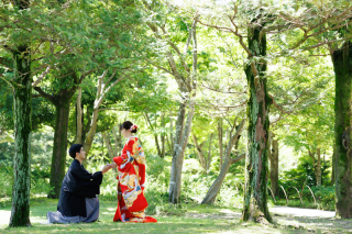 華雅苑立川店_【和装 4月～７月】新緑　日本庭園など（昭和記念公園）