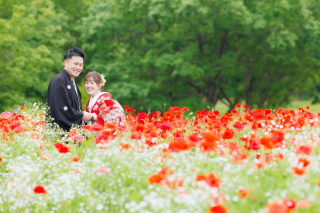 華雅苑立川店_【 和装 】3月～５月　春のお花（昭和記念公園）