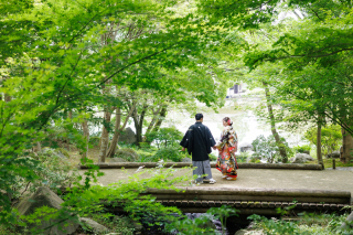 華雅苑立川店_【和装 4月～７月】新緑　日本庭園など（昭和記念公園）