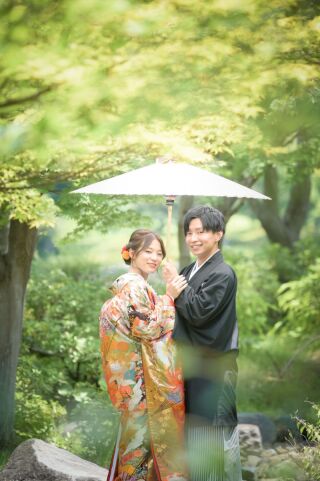 華雅苑立川店_【和装 4月～７月】新緑　日本庭園など（昭和記念公園）