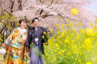 華雅苑立川店_【 和装 】3月4月 桜・チューリップ・菜の花