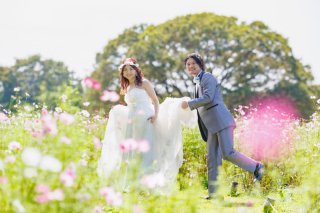 華雅苑 立川店_【 ドレス 】お花　昭和記念公園